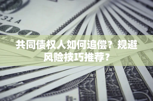 北京共同债权人如何追偿？规避风险技巧推荐？