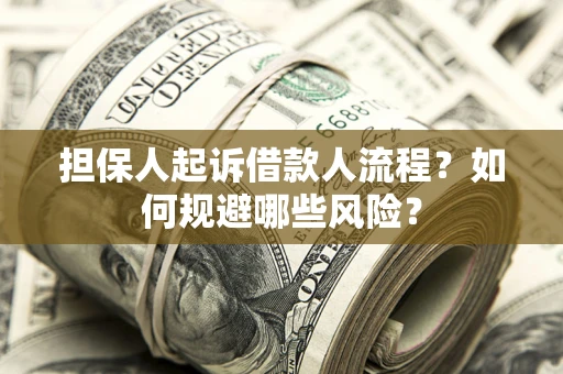 北京担保人起诉借款人流程？如何规避哪些风险？