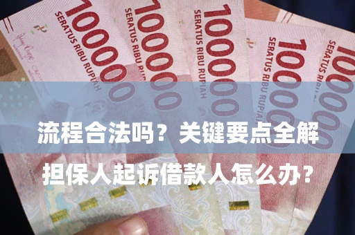北京

担保人起诉借款人怎么办？流程合法吗？关键要点全解析
