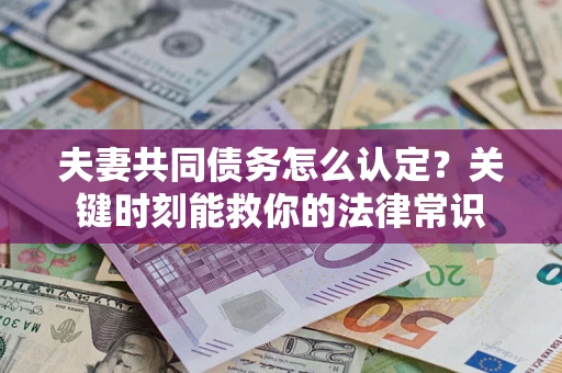 北京夫妻共同债务怎么认定？关键时刻能救你的法律常识
