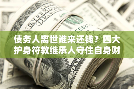北京债务人离世谁来还钱？四大护身符教继承人守住自身财产