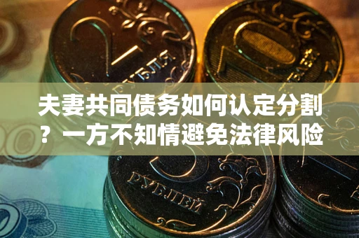 北京夫妻共同债务如何认定分割？一方不知情避免法律风险必看！